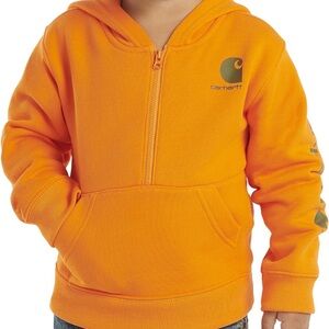 NWT Carhartt Kid's CA6273 Long-Sleeve Half-Zip Sweatshirt - Boys 18 Month